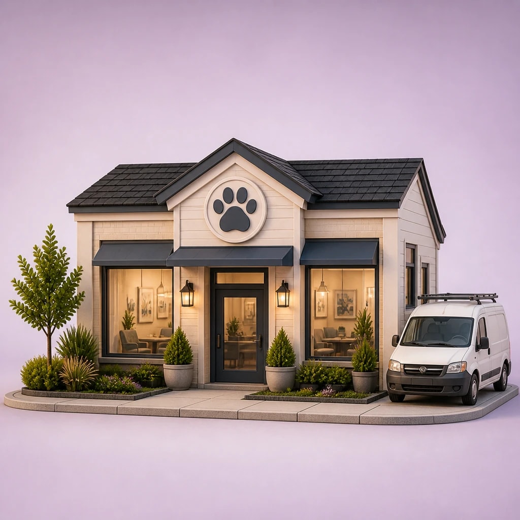 Oak & Paw Veterinary, an example veterinary clinic supported by Nephew